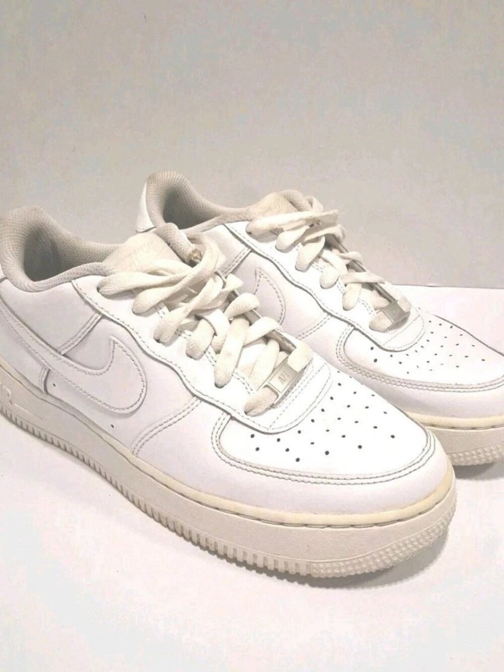 Nike Air Force 1 Youth 7Y, Women's 8.5 Low '07 DH2920-111 Triple White Shoes